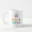 Search for love wins mugs Pride