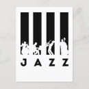 Recherche de contrebasse cartes postales Jazz