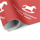 Search for rocking horse christmas wrapping paper Kids