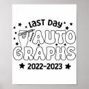 Search for autograph posters Cool school vacation