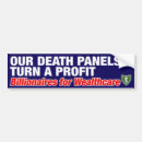 Search for profits bumper stickers Care
