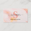 Search for pink marble business cards Agate