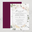 Search for eucalyptus geometric bridal shower invitations Watercolor