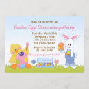 Search for decorated easter egg invitations Bunny