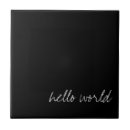 Recherche de décor neutre carreaux Noir