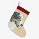 Search for australian shepherd christmas stockings Dog