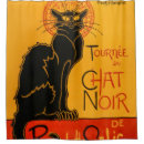 Search for paris shower curtains Black cat