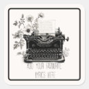 Search for typewriter stickers Vintage