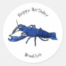 Search for cartoon lobster stickers For kids