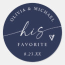 Search for navy blue wedding stickers Modern