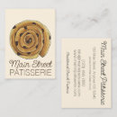 Recherche de pâtisserie française cartes visite Pâtisseries