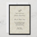 Recherche de fleur de lis monogram invitations Formel