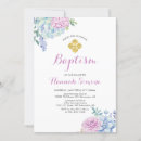 Search for flowers christening invitations Cross