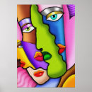 Recherche de visage abstrait posters Visages