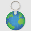Search for globe keychains Blue
