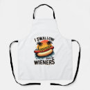 Search for hot dog lover aprons Dogs
