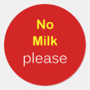 Search for no milk stickers Alert