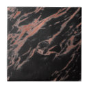 Search for black marble tiles Rose gold