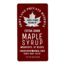 Search for size labels Red