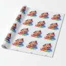 Search for gingerbread house wrapping paper Whimsical