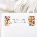 Recherche de thanksgiving return address labels Floral