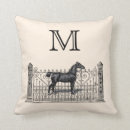 Search for equestrian pillows Vintage