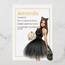 Search for black cat birthday invitations Trendy