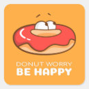 Search for cartoon doughnuts stickers Kawaii
