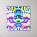 Search for psychedelic canvas prints Trippy