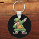 Search for green happy keychains Patricks