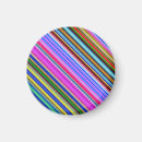 Recherche de motif coloré magnets Multicolore