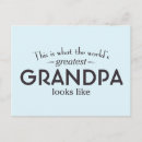 Search for worlds best grandpa postcards Grandfather