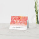 Search for peach thank you cards Watercolour
