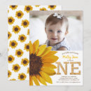 Search for sunflower photo birthday invitations Rustic