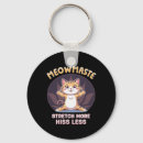 Search for yoga cat keychains Relaxation