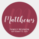 Search for family name stickers Script