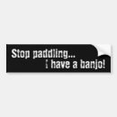Search for banjo bumper stickers Music