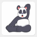 Recherche de panda drôle autocollants Anniversaire