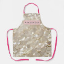 Search for gold monogram aprons Pastel