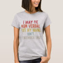 Search for non verbal tshirts Funny