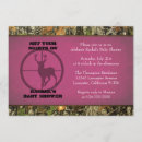 Search for pink camo baby shower invitations Deer