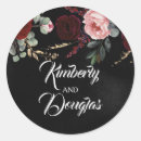 Search for red black wedding stickers Vintage