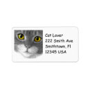 Search for green eyes return address labels Animals