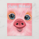 Search for pink pig birthday cards Piglet