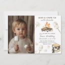 Search for campfire smore invitations Watercolor