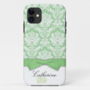 Search for green damask iphone cases Modern