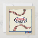 Search for baseball square invitations Vintage
