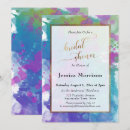 Search for artistic bridal shower invitations Colourful