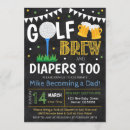 Search for beer and diaper baby shower invitations Dad diaper party