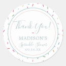 Search for sprinkle thank you stickers Sprinkles